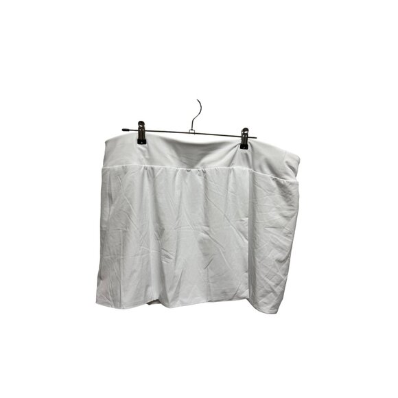 Fabletics White Skye Skort Skirt Women Size 2X 18/20 - Picture 1 of 5